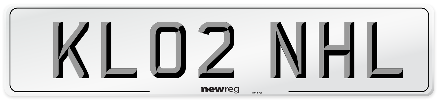 KL02 NHL Number Plate from New Reg